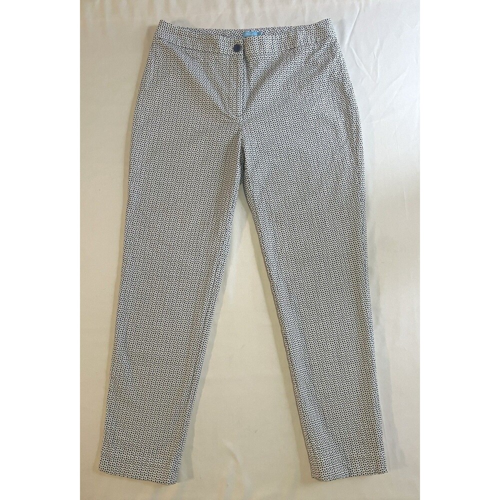 J. McLaughlin Chino Flat Front Woman’s Pants 8 Stretch Casual Business Wear EUC